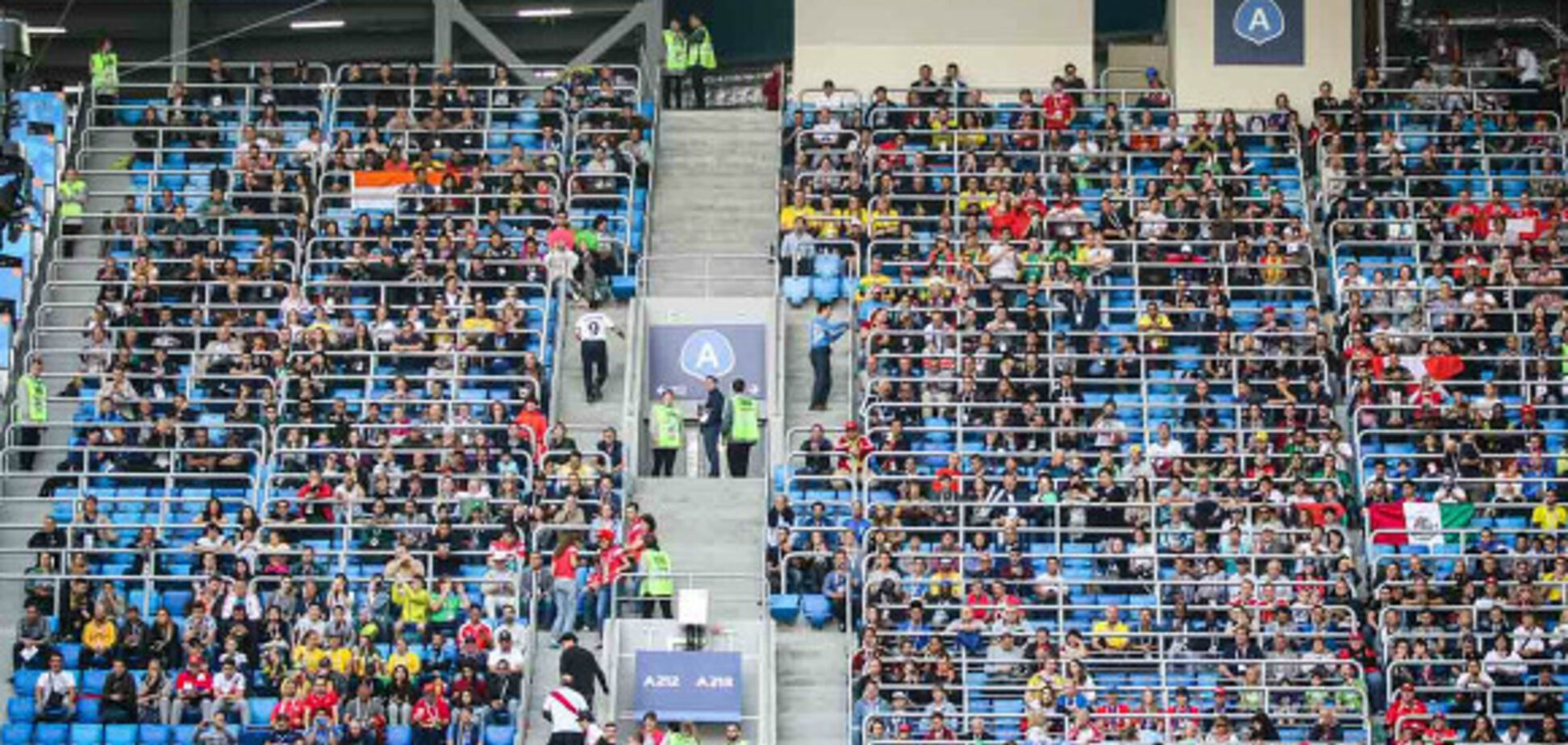 ФИФА опозорилась с матчем ЧМ-2018 в России - фотофакт