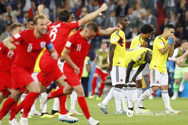 ЧС-2018: збірна Англії встановила рекорд в матчі з Колумбією