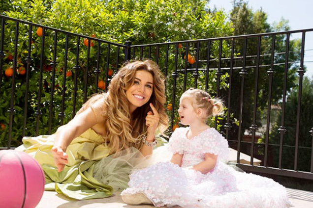 Анна Седокова с дочерью