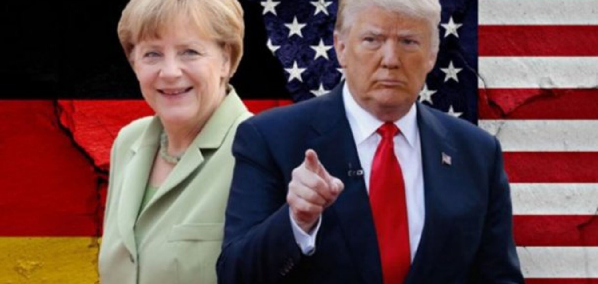Трамп назвал Германию 'заложником России', Меркель ответила