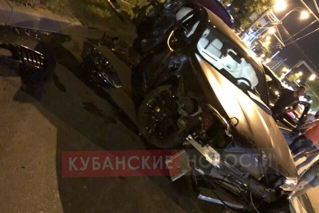 'Жесть, разъ***л все': появилось видео с места ДТП с лучшим футболистом России