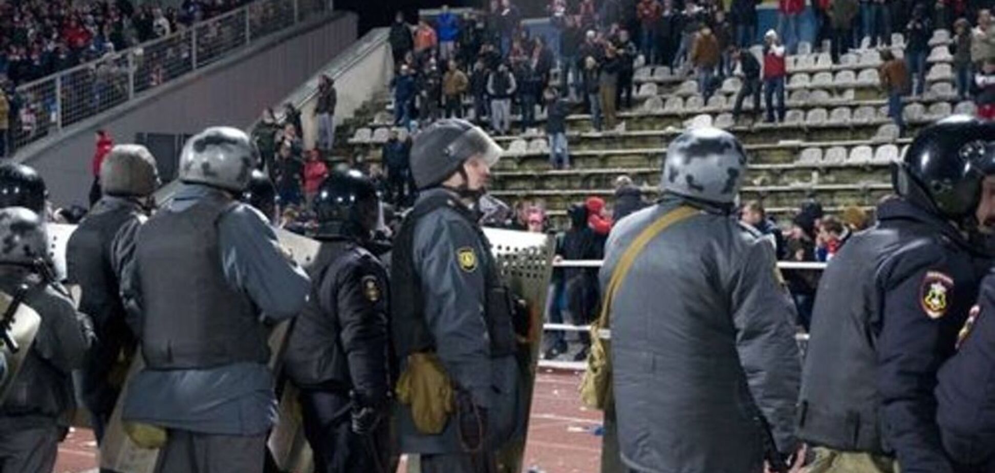 Российские вандалы разгромили стадион на матче Лиги Европы: есть задержанные