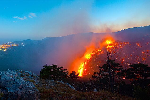 Масштабный пожар в Крыму: стало известно, что творится на полуострове