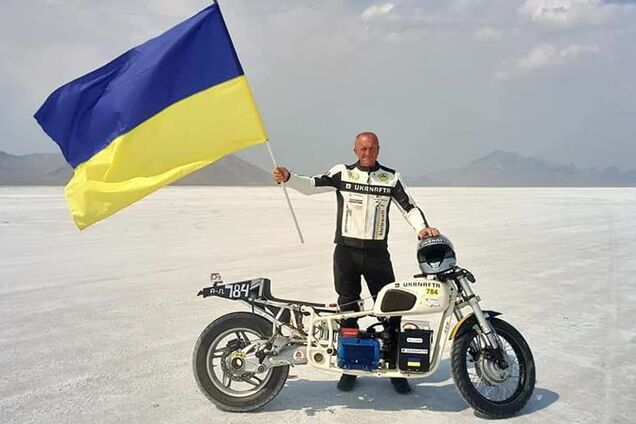 Украинец на мотоцикле 'Днепр' установил невероятный мировой рекорд