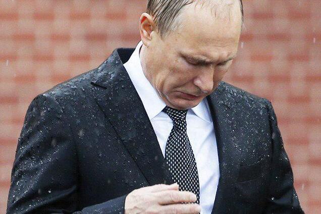 Путин промок