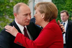 Встреча Путина и Меркель
