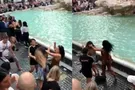 В Риме туристки устроили побоище из-за селфи: забавное видео
