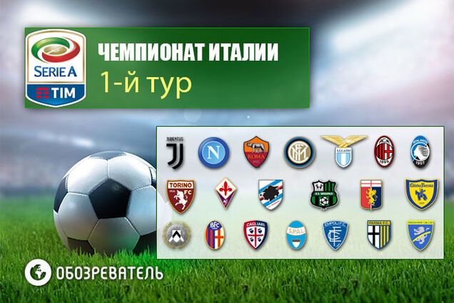 1-й тур чемпионата Италии по футболу: все результаты и обзоры