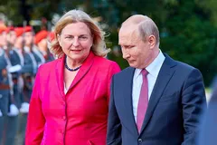 министр иностранных дел Австрии и Путина
