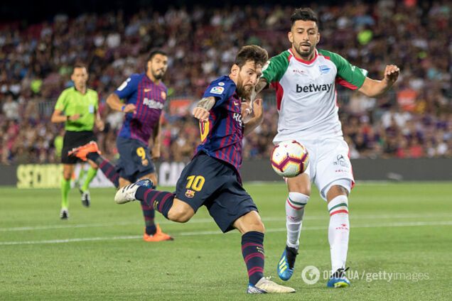 Месси шикарным ударом забил 6000-й гол 'Барселоны' - опубликовано видео