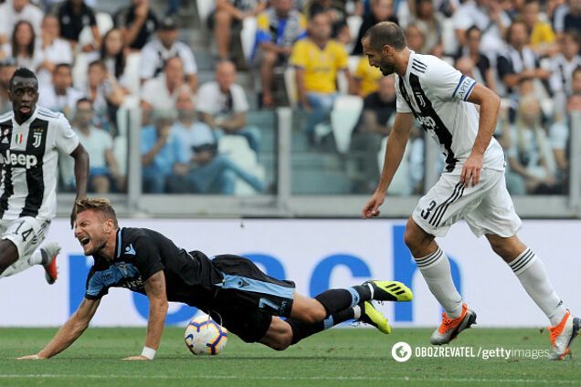 'Ювентус' добыл уверенную победу над 'Лацио' в чемпионате Италии