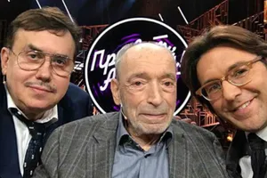 Валентин Гафт на зйомках