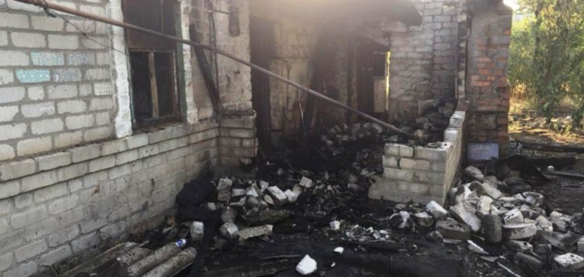 В Запорожской области женщина сгорела в собственном доме 