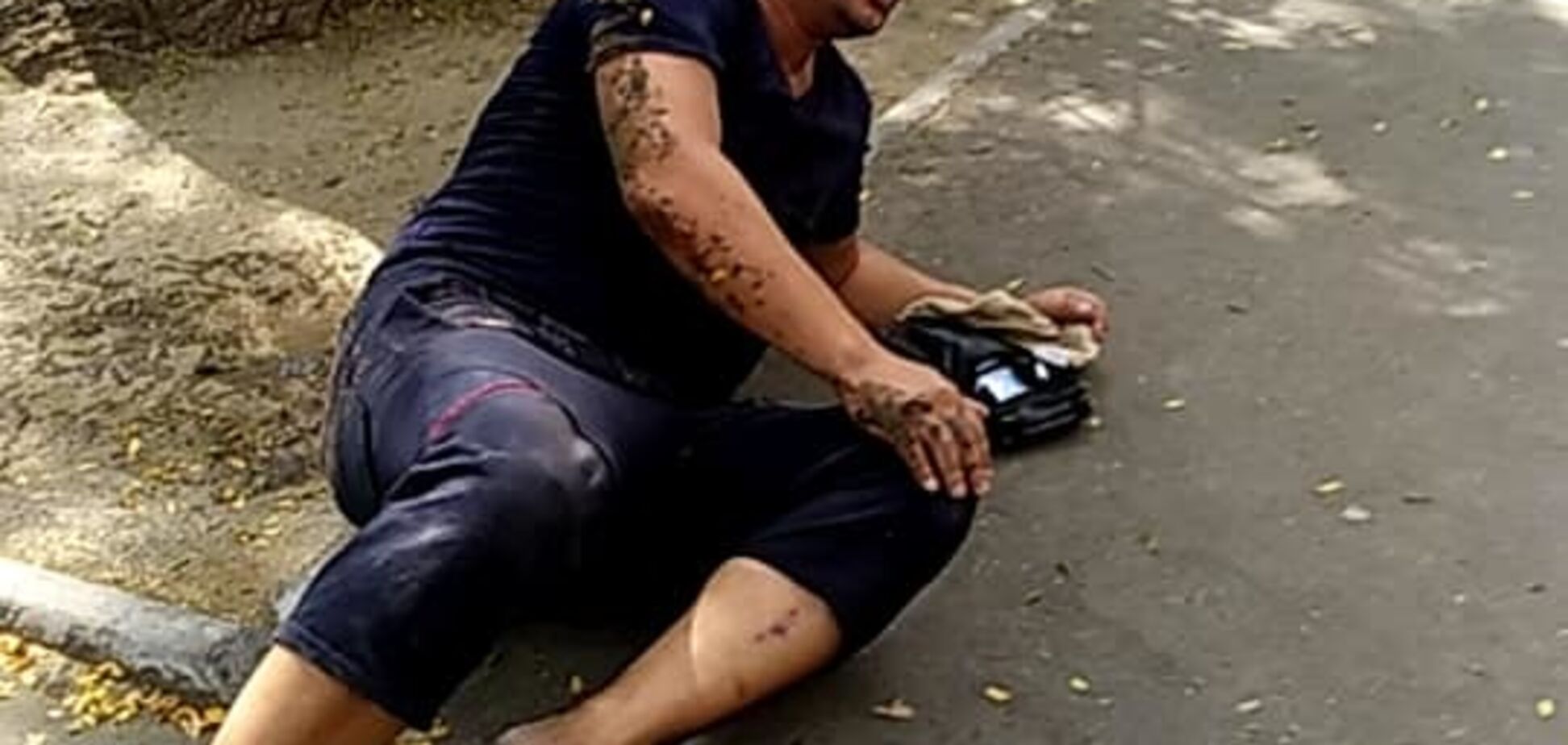 'Помогите!' В Одессе отец и сын поймали вора-беглеца