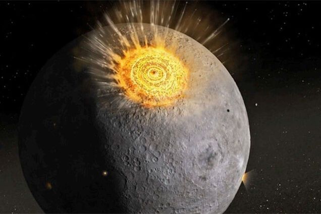 На Луне удалось заснять на видео падение метеоритов