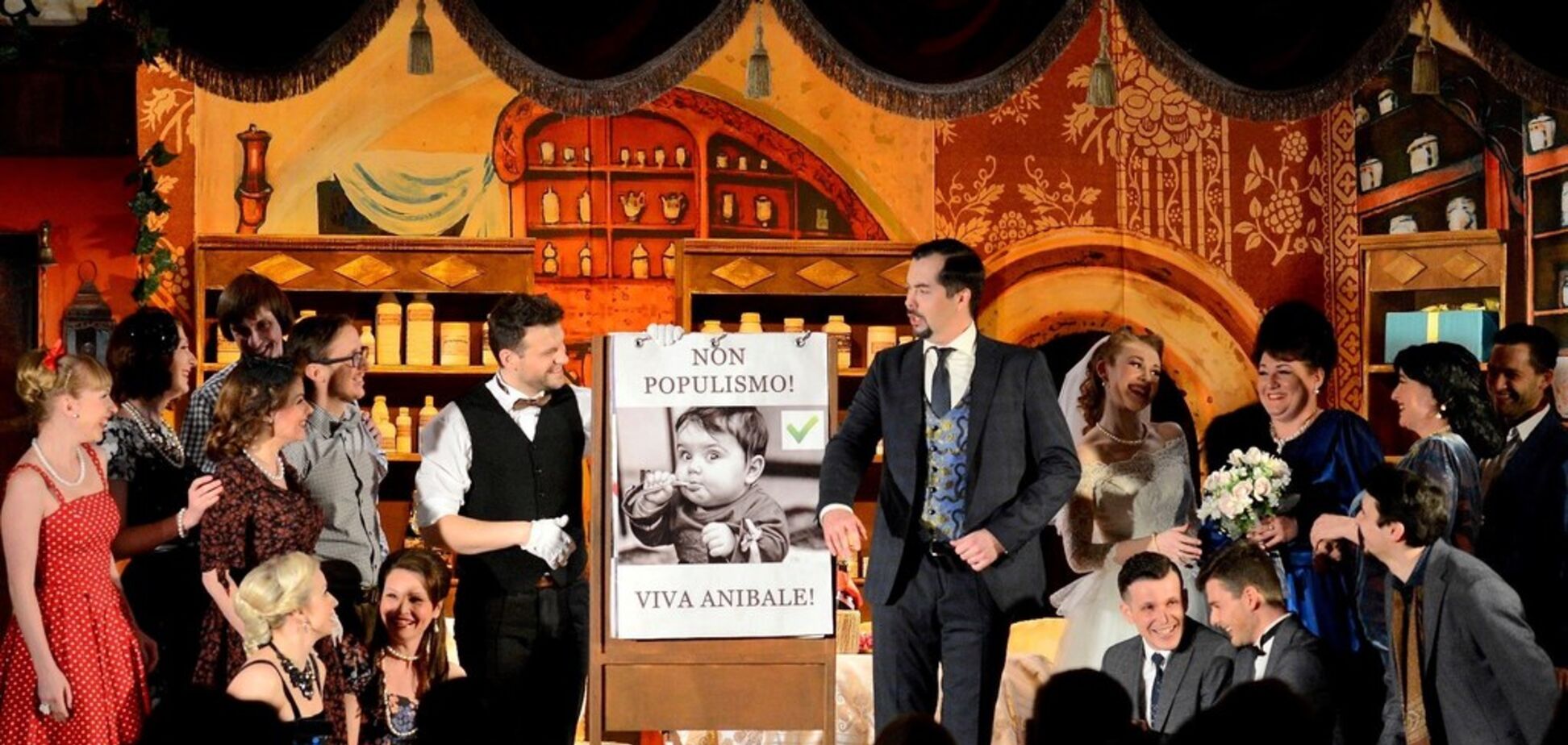 20 сентября в Национальной оперетте зрители увидят комическую оперу-фарс 'Колокольчик' Г. Доницетти