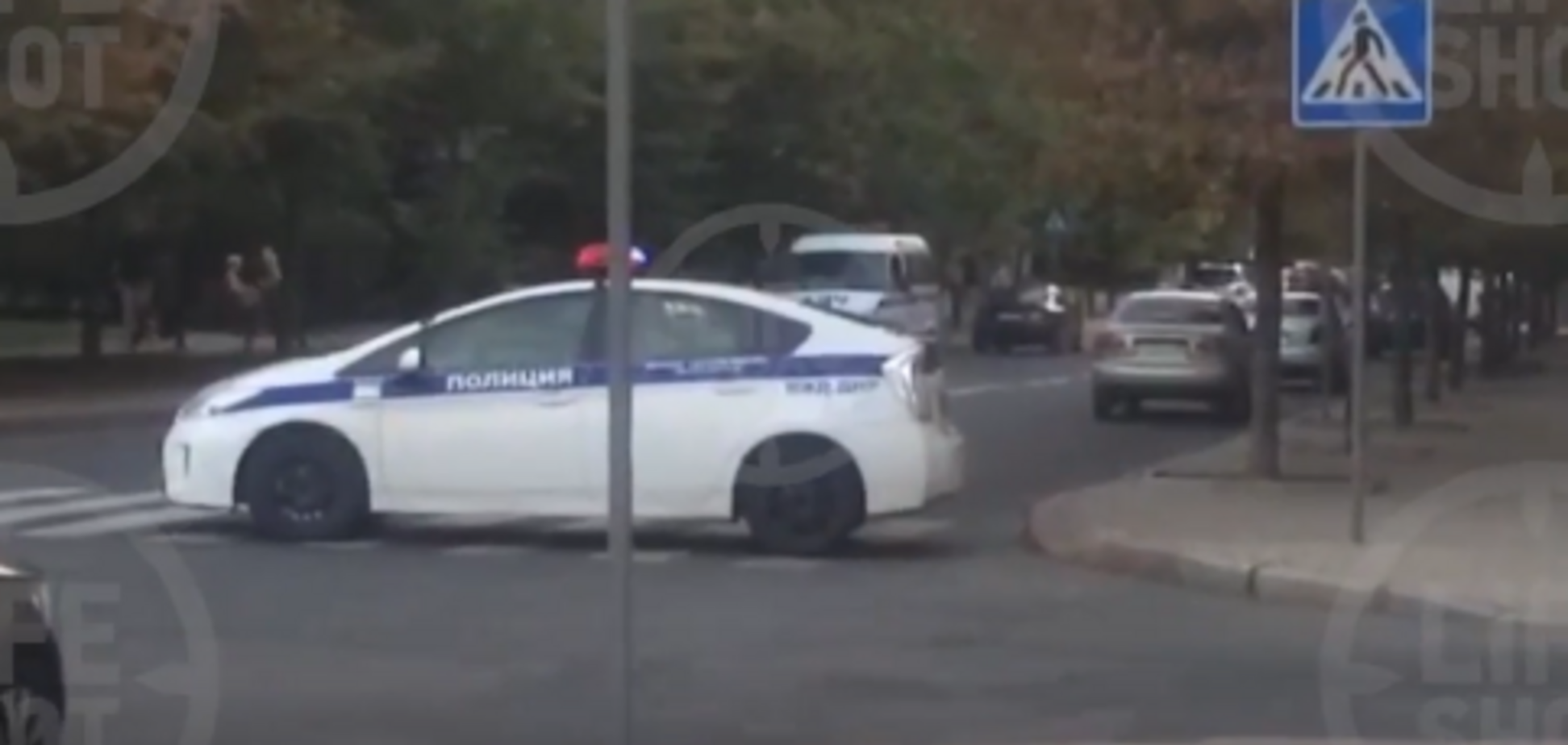 Появилось первое видео с места убийства Захарченко