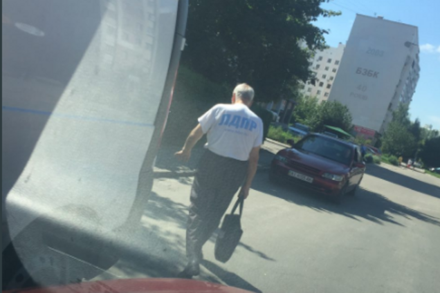 'Шпион спалился': под Киевом засекли фаната 'русского мира'