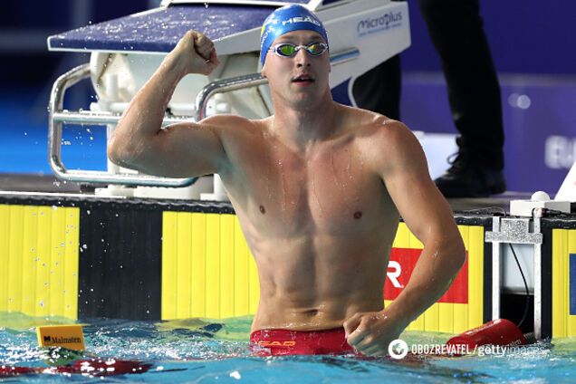 Украинский пловец с рекордом выиграл чемпионат Европы