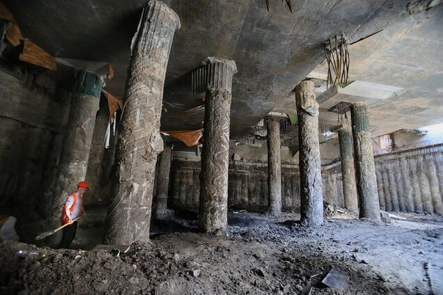 На месте исторической находки в Киеве случилось ЧП: опубликовано видео