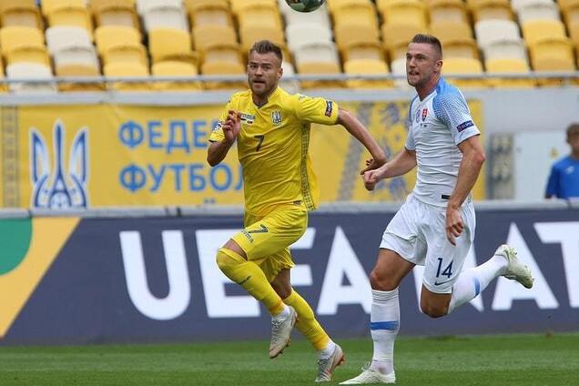 Словаки провоцировали украинцев выкриками ''Россия!'' на матче Лиги наций