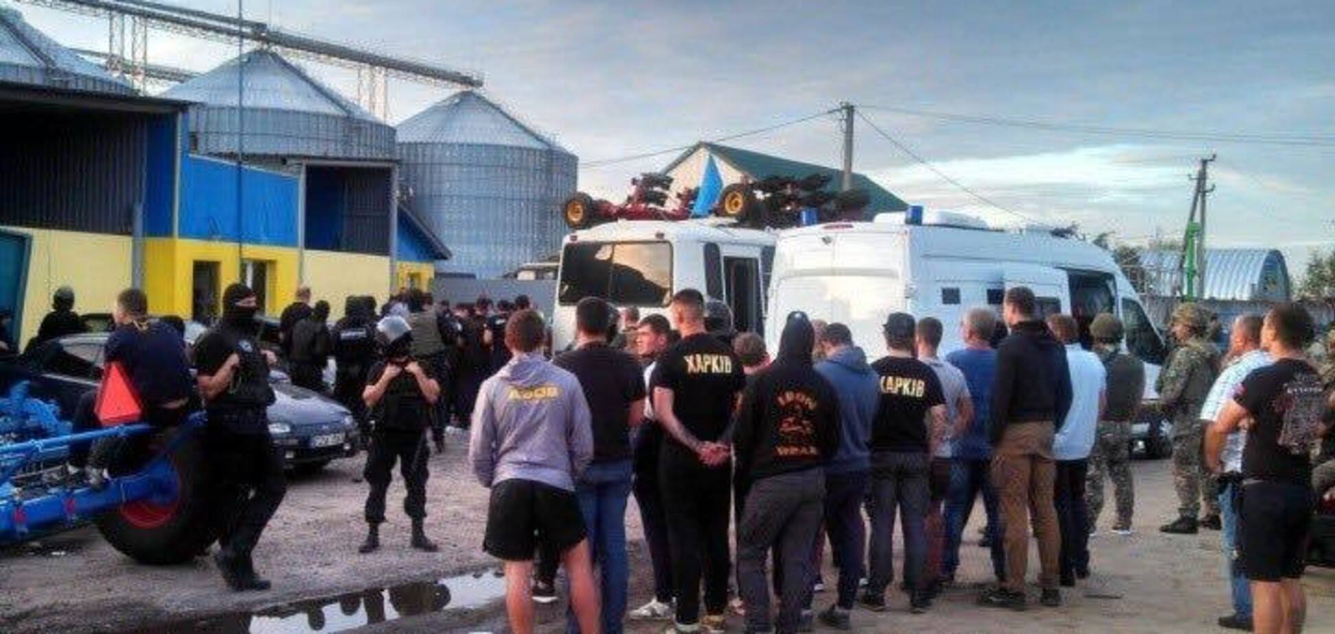 Под Харьковом рейдеры устроили бойню за элеватор: задержаны десятки человек