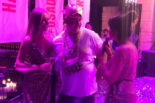 С Винником, Сердючкой и Потапом: появилось видео с закрытой вечеринки Осадчей