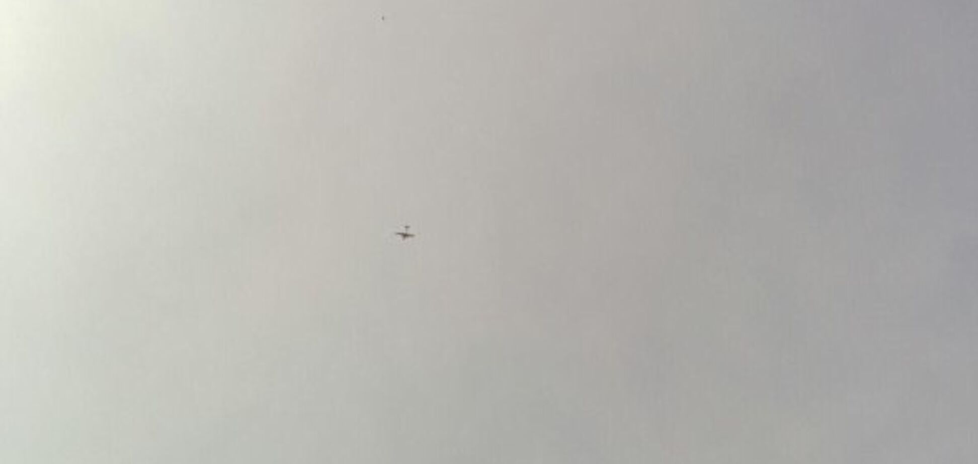 ''Разведчик?'' В Харькове заметили военный самолет