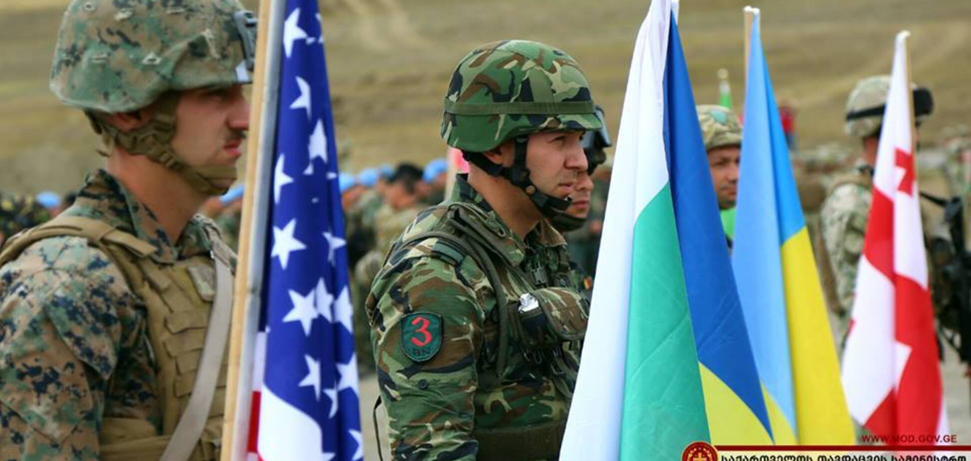 С участием Украины и НАТО: в Грузии начались масштабные военные учения
