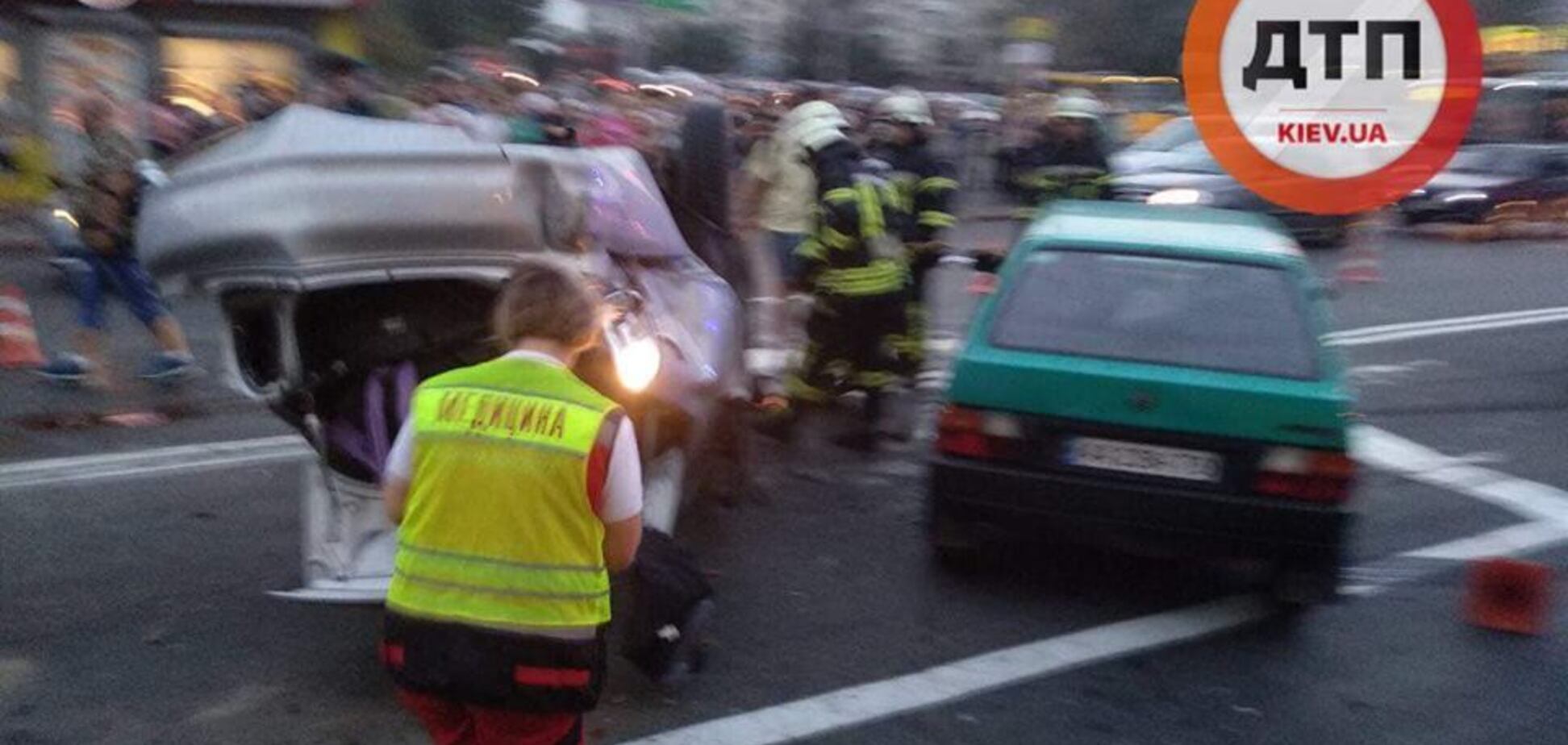 П'яний як чіп: в Києві водій тікав від поліції і протаранив 4 авто