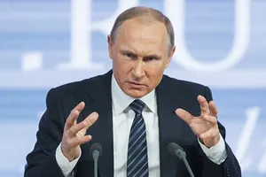 ''Незнайка на Луне'': комичные амбиции Путина высмеяли в карикатуре