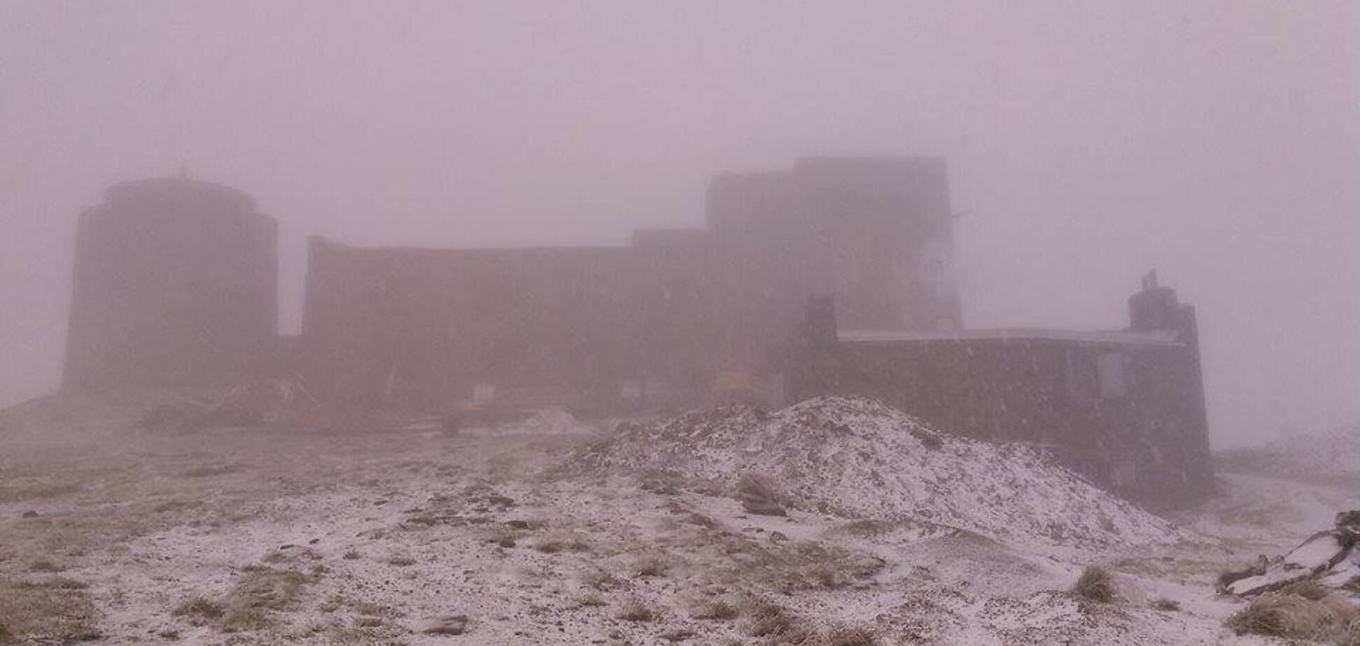 В Украине выпал первый снег: фотофакт