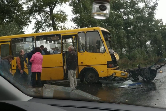 ДТП с маршруткой