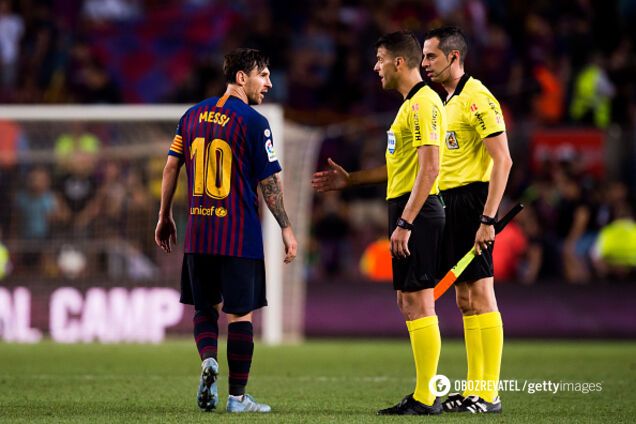 Месси совершил неприемлемый поступок в чемпионате Испании