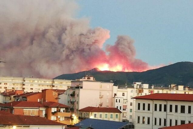 пожежа в Італії