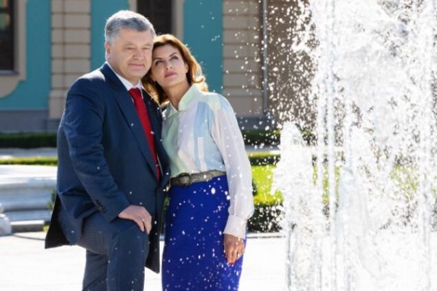 День рождения Порошенко: президент и его супруга обменялись нежностями