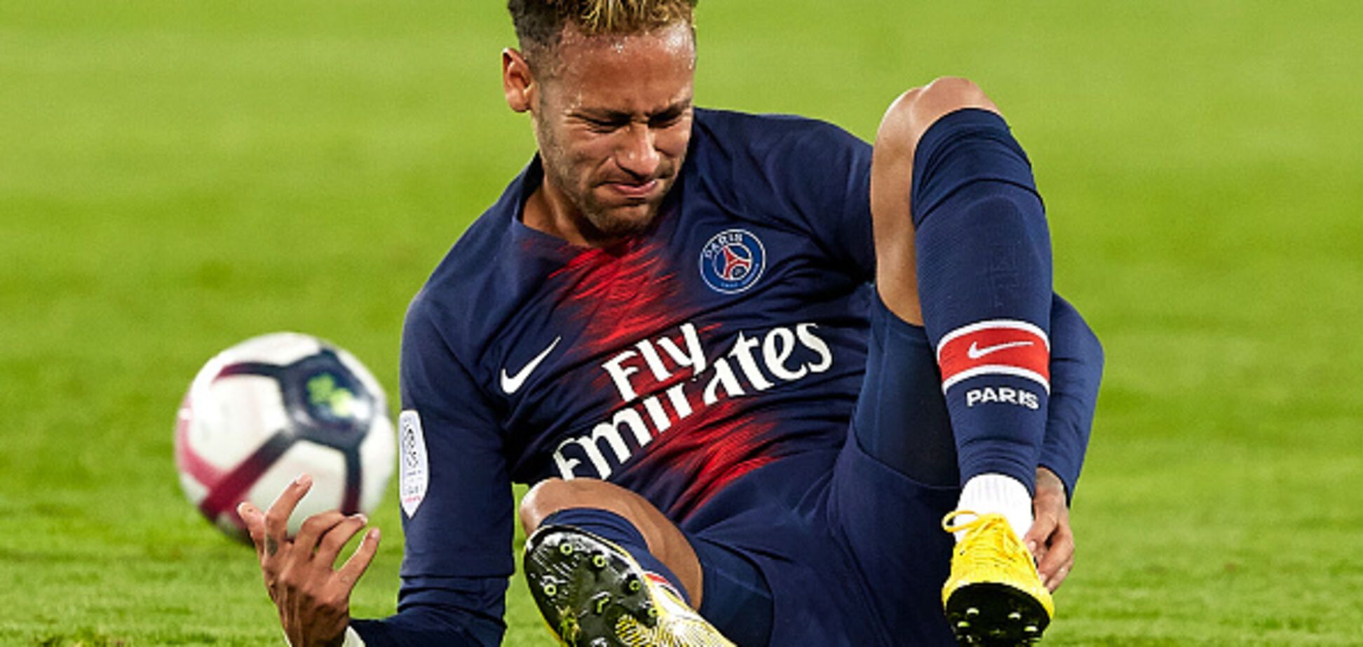 Неймар расплакался в матче на Кубок Франции