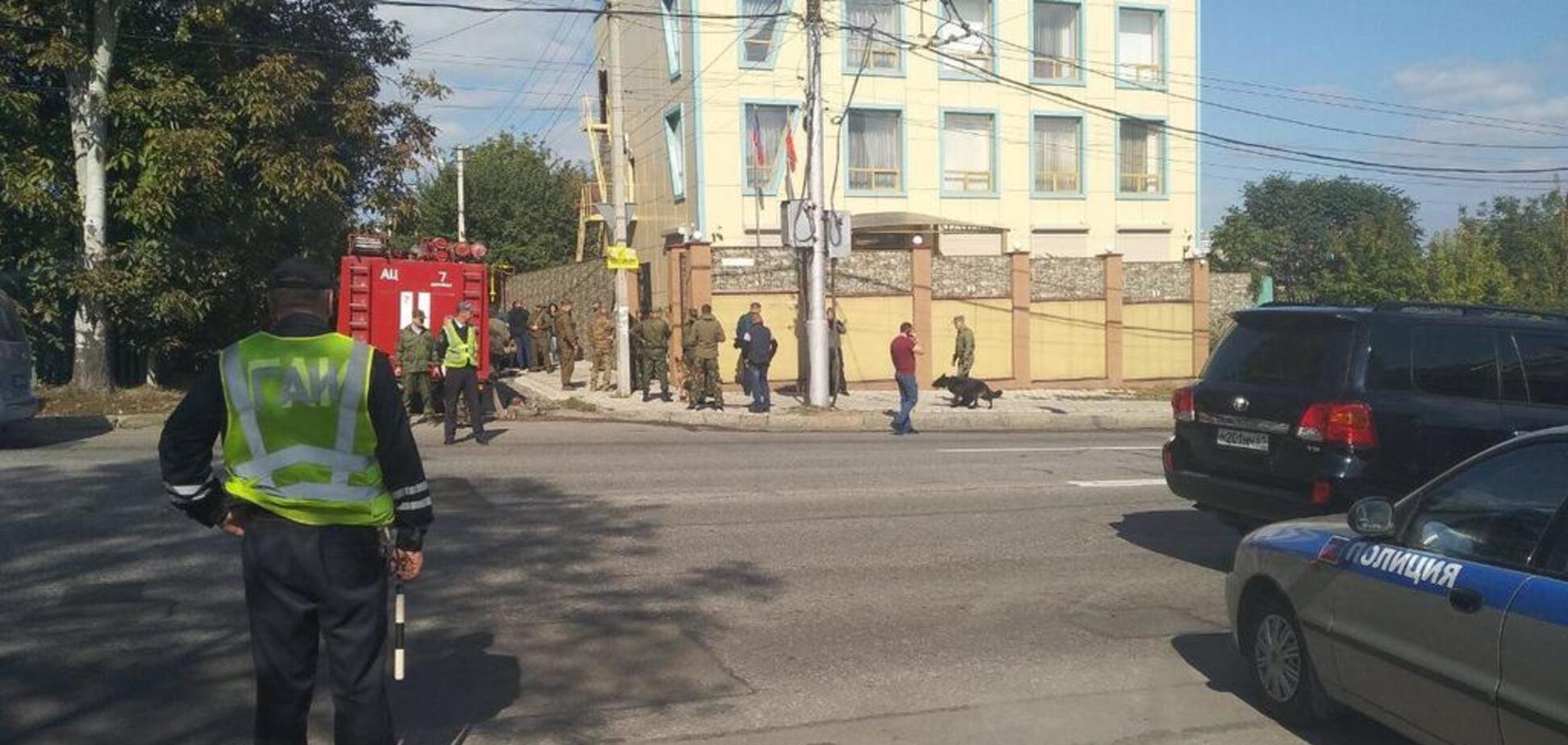 В центре Донецка произошел взрыв: пострадал кандидат на пост главаря