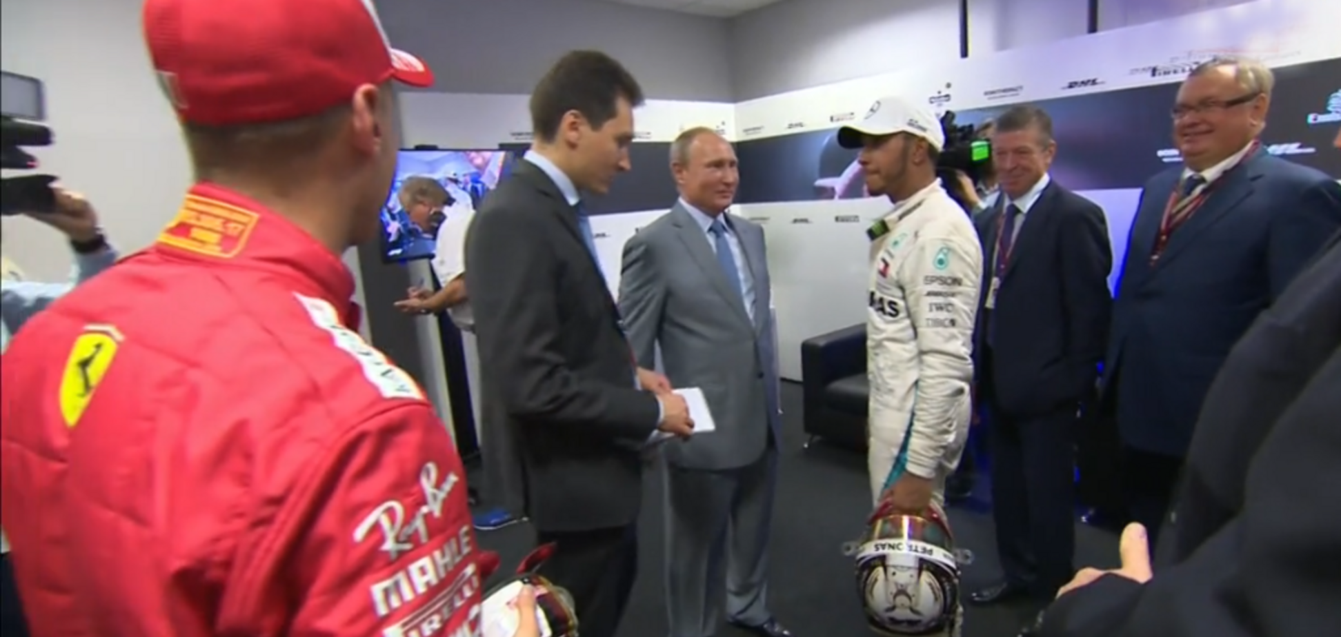 Феттель проігнорував Путіна на Гран-прі Формули-1 в Росії