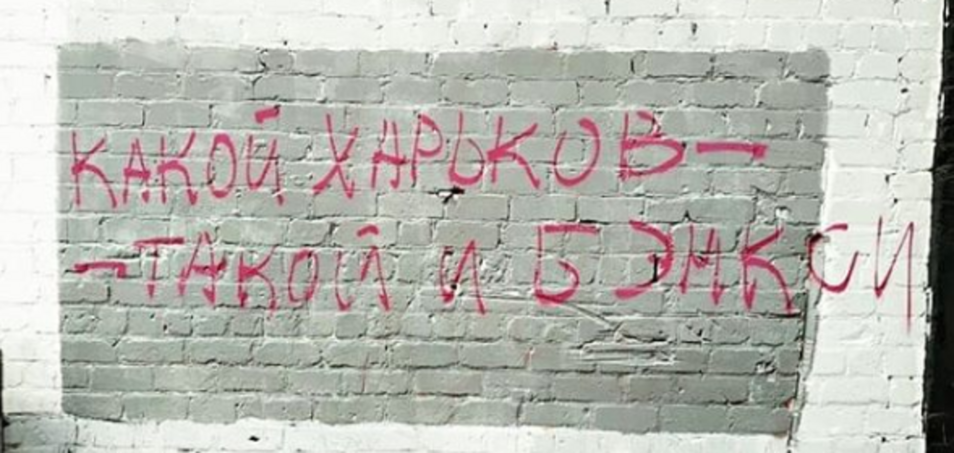 'Гоголевская резня': в Харькове жители объявили 'войну' граффити на стене 