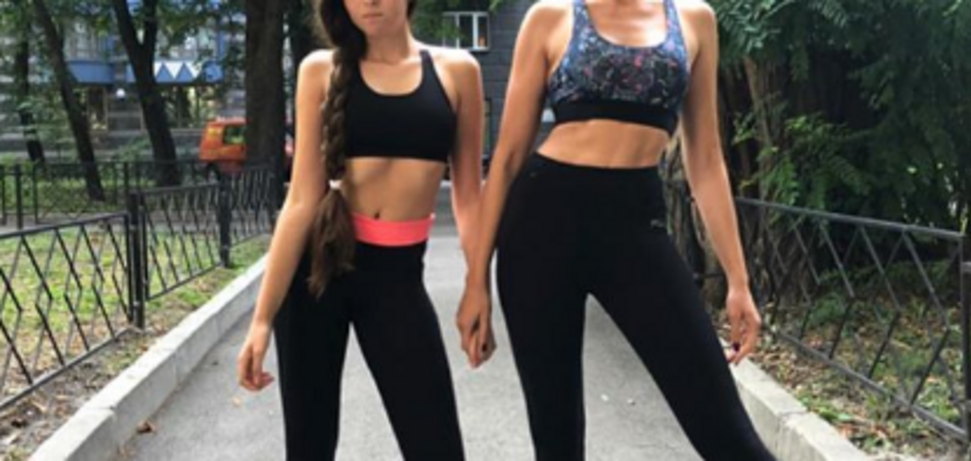 Оля Полякова с дочкой Машей