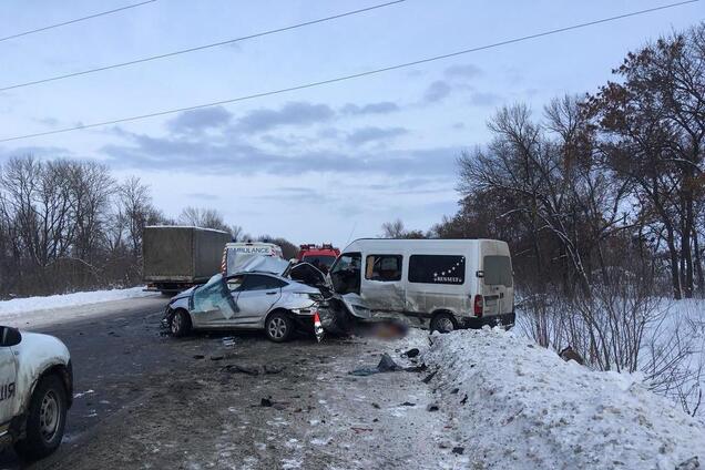 Під Харковом трапилася масштабна ДТП: багато загиблих