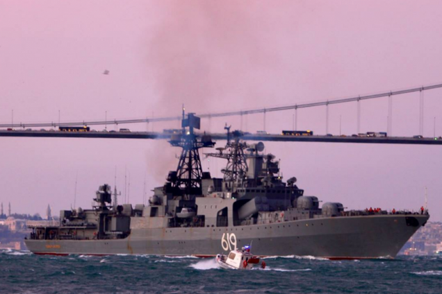 Иллюстрация. Боевой корабль РФ в Черном море