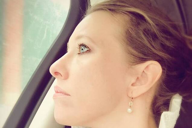 ''Маленький Путин'': приезд Собчак в Киев разозлил сеть