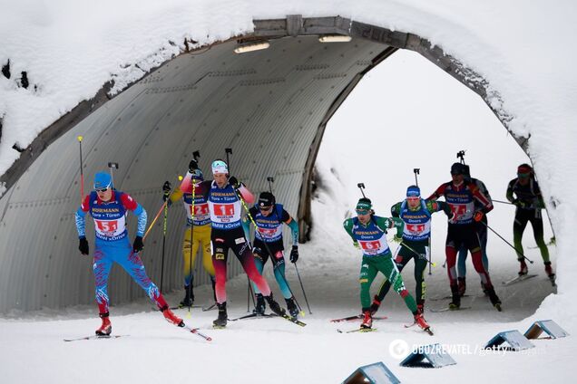Драматичная эстафета на Кубке мира по биатлону: где Украина