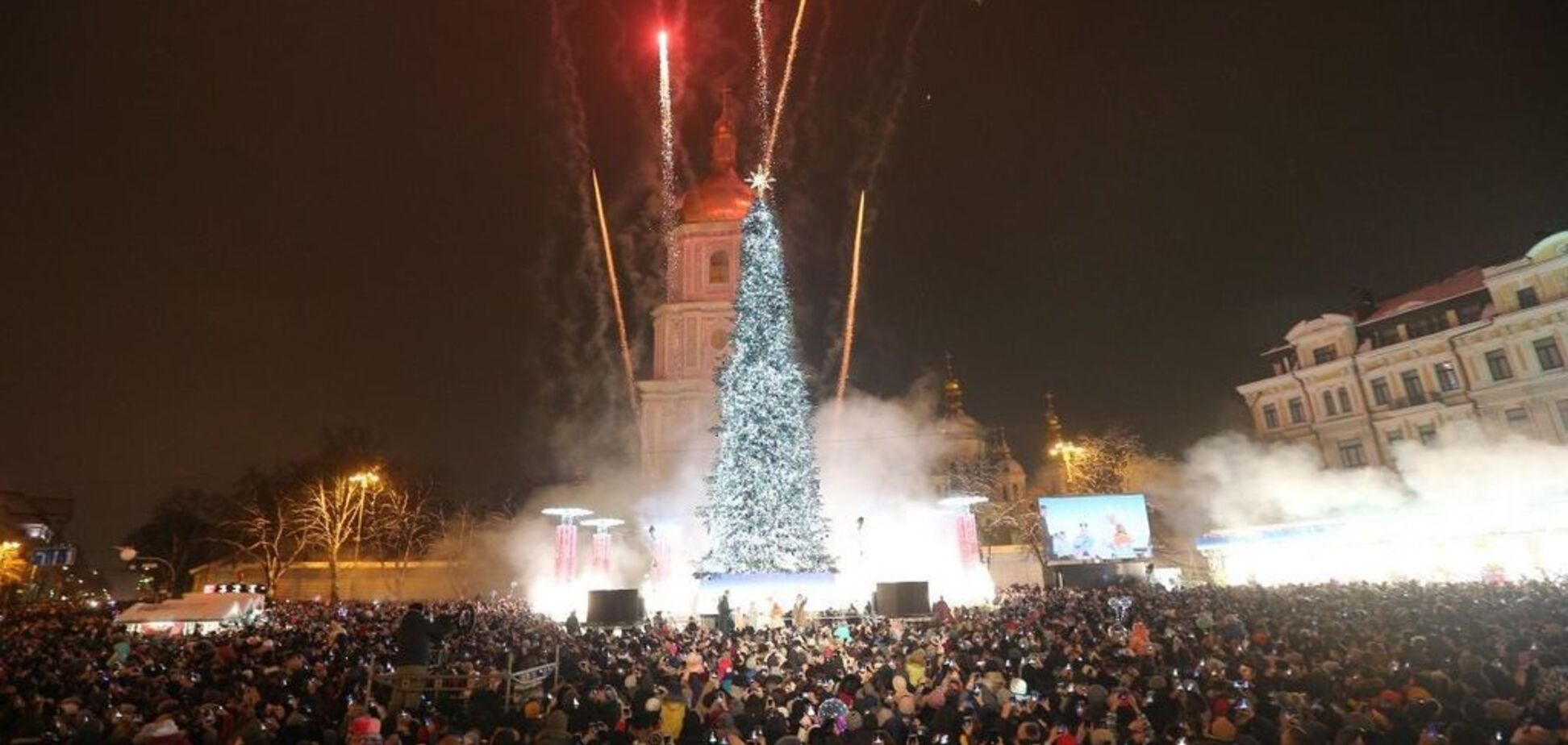 Київська ялинка стала рекордсменом СНД: у росЗМІ це не врахували