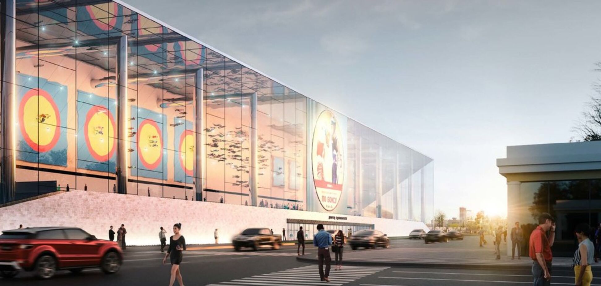 У Москві проект Палацу спорту прикрасили непереможним українським боксером