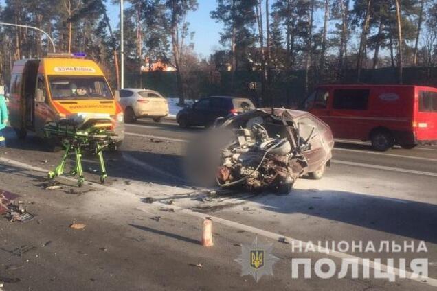 В Киеве произошло масштабное ДТП: много погибших