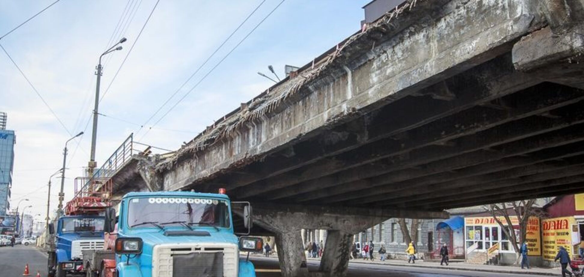 Ремонт Шулявского моста в Киеве: появились первые фото