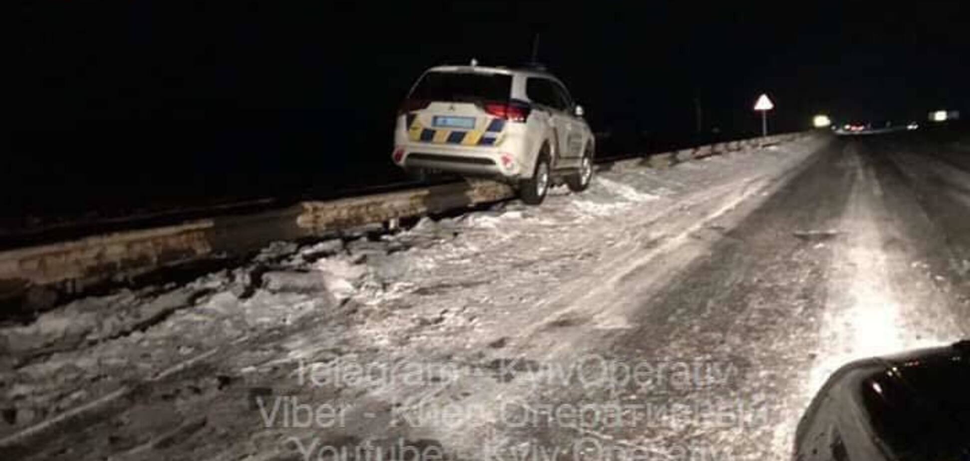 ''Первый гиперлуп!'' На Днепропетровщине случилось ЧП с авто полиции